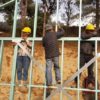Workers on Garma project